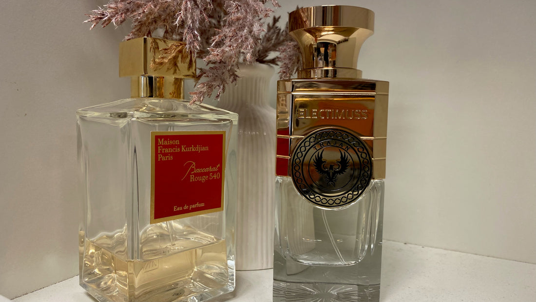 The Battle of iconic scents: Electimuss Trajan vs Baccarat Rouge 540 by MFK