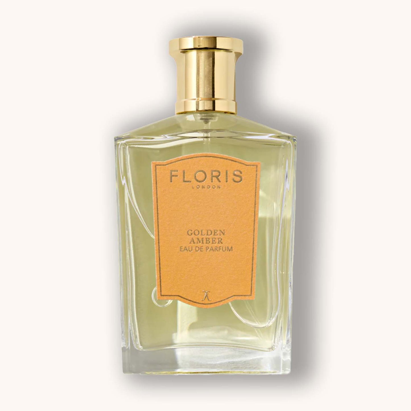 A perfume bottle of Floris London Golden Amber.