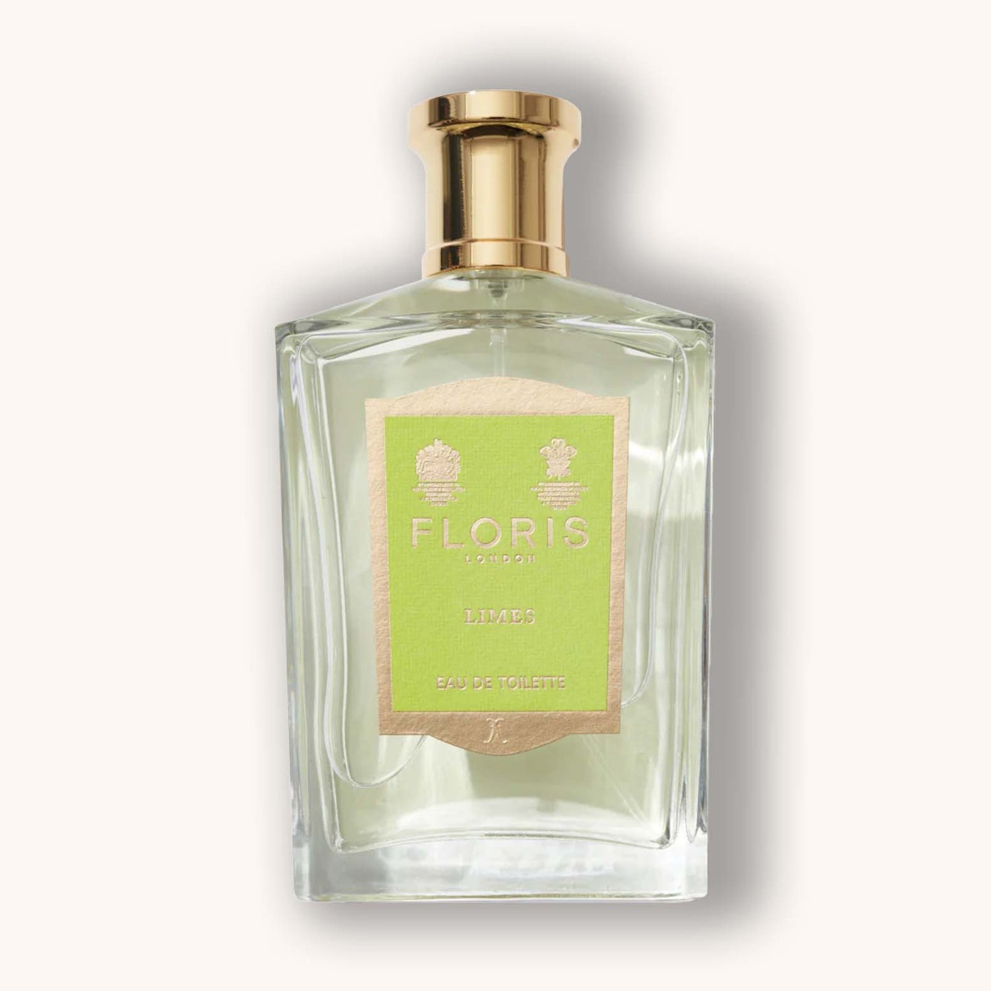 A perfume bottle of Floris London Limes.