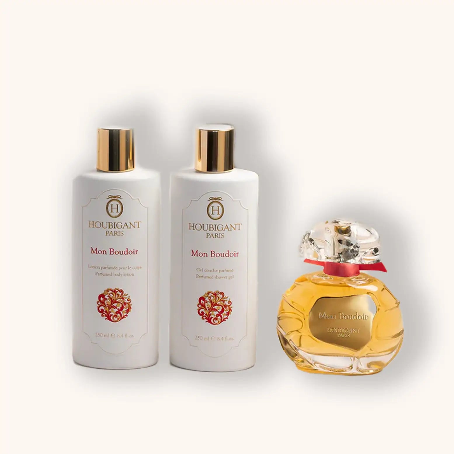 Houbigant Combi Deal: Shower Gel + Body Lotion + Parfum